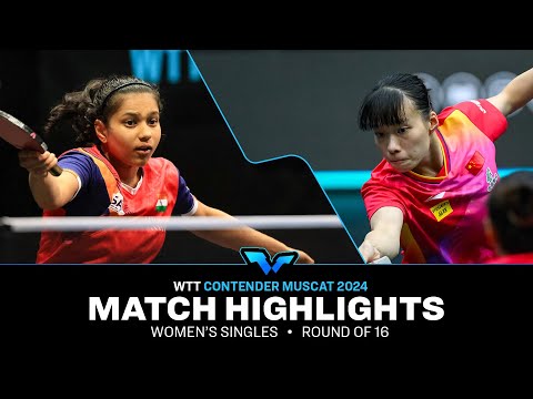 Diya Chitale vs Shi Xunyao | WS R16 | WTT Contender Muscat 2024