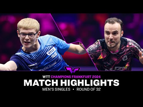 Felix Lebrun vs Simon Gauzy | MS R32 | WTT Champions Frankfurt 2024