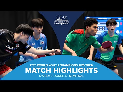 Kim/Yoshiyama vs Iizuka/Abiodun | U19 BD-SF | ITTF World Youth Championships 2024
