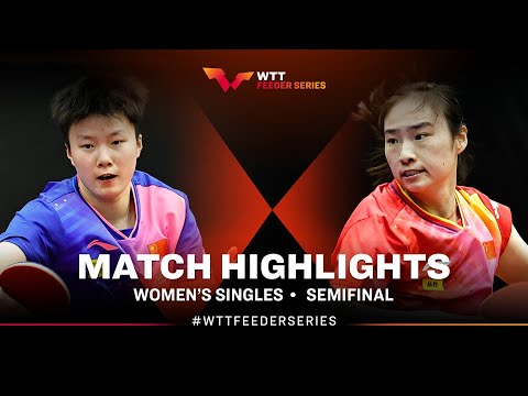 Fan Shuhan vs Wang Xiaotong | WS-SF | WTT Feeder Vila Nova de Gaia 2024