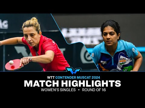 Elizabeta Samara vs Swastika Ghosh | WS R16 | WTT Contender Muscat 2024