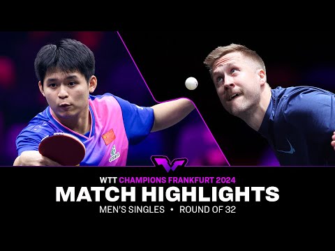 Lin Shidong vs Mattias Falck | MS R32 | WTT Champions Frankfurt 2024