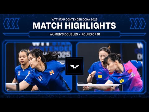 Paranang/Swettabut vs Qian/Shi | WD R16 | WTT Star Contender Doha 2025