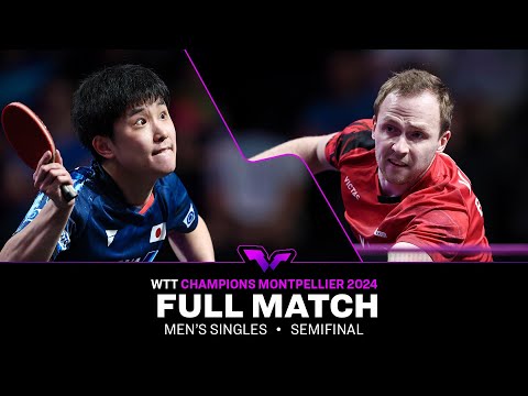 FULL MATCH | Tomokazu Harimoto vs Benedikt Duda | MS SF | #WTTMontpellier 2024