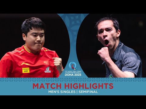 مسابقه پینگ پنگ هوگو کالدرانو در مقابل لیانگ جینگکون | قهرمانی جهان 2025