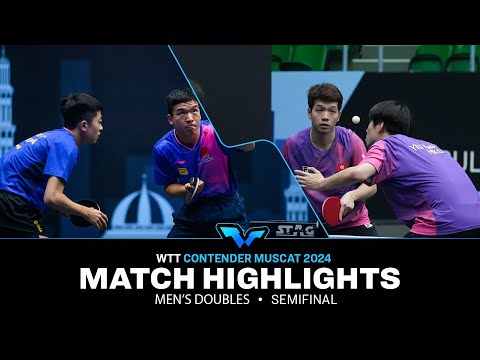 Xiang/Yuan vs Ho/Yiu | MD SF | WTT Contender Muscat 2024