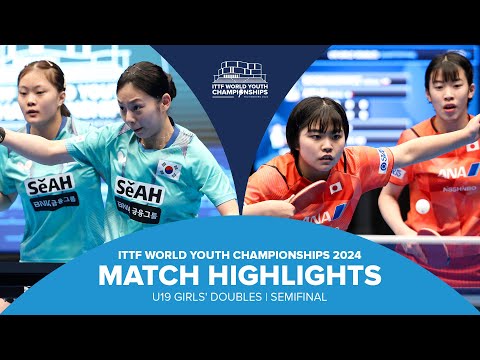 Park/Yoo vs Mende/Takamori | U19 GD-SF | ITTF World Youth Championships 2024