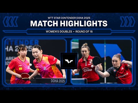 He/Zong vs Kukulkova/Bajor | WD R16 |WTT Star Contender Doha 2025