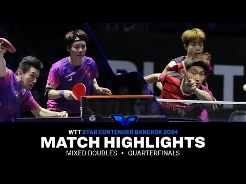 Wong Chun Ting/Doo Hoi Kem vs Cho Daeseong/Joo Cheonhui | XD QF | WTT Star Contender Bangkok 2024