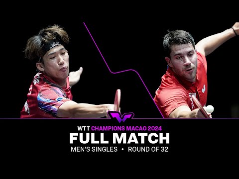 FULL MATCH | Maharu Yoshimura vs Patrick Franziska | MS R32 | #WTTMacao 2024