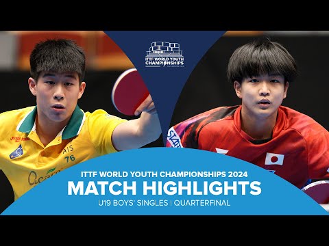 Nicholas Lum vs Yuhi Sakai | U19 BS-QF | ITTF World Youth Championships 2024