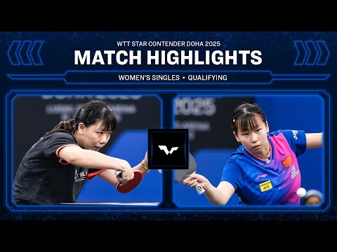 Huang Yu-Jie vs Zong Geman | WS Qual | WTT Star Contender Doha 2025