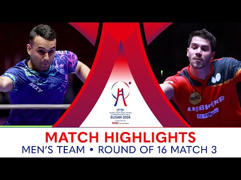 Patrick Franziska (GER) vs Amir Hossein Hodaei (IRI) | MT R16 - Match 3 | #ITTFWorlds2024