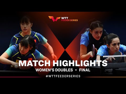 Zhu/Xu vs Codina/Cordero | WD Final | WTT Feeder Caracas 2024