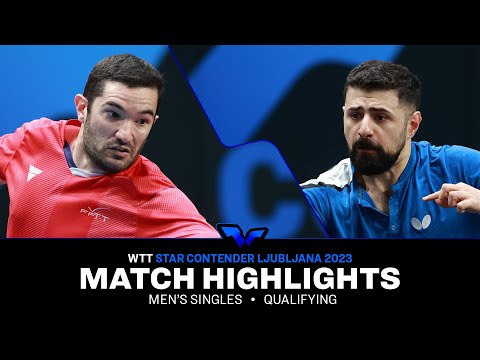 Emmanuel Lebesson vs Nima Alamian | MS Qual | WTT Star Contender Ljubljana 2023