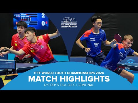 Wen/Huang vs Lam/Coton | U19 BD-SF | ITTF World Youth Championships 2024