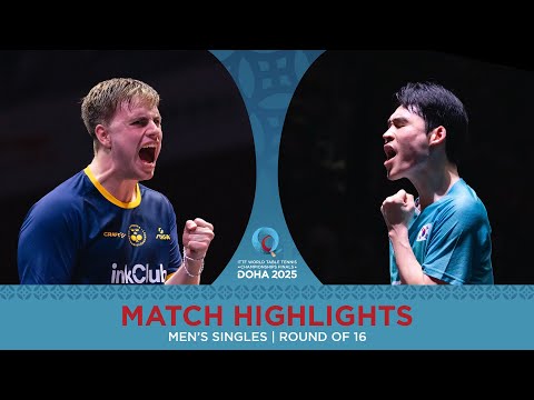 مسابقه پینگ پنگ ترولس موره‌گورد در مقابل جانگ ووجین | قهرمانی جهان 2025