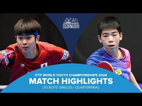 Ryuusei Kawakami vs Tang Yiren | U15 BS-QF | ITTF World Youth Championships 2024
