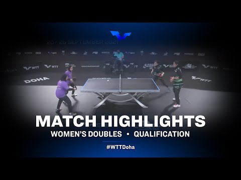 Ashtari / Shahsavari vs Faramarzi / Mohamed | WTT Star Contender Doha 2021 | WD | Qual