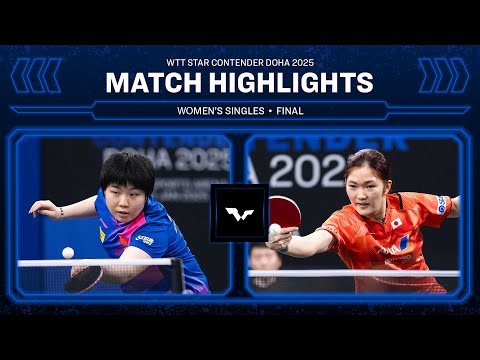 Miyuu Kihara vs Kuai Man | WS Final | WTT Star Contender Doha 2025