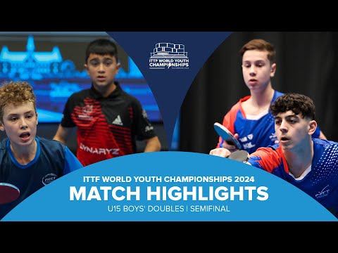 Otalvaro/Faso vs Vitel/Cavaille | U15 BD-SF | ITTF World Youth Championships 2024