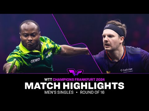 Quadri Aruna Ricardo Walther | MS R16 | WTT Champions Frankfurt 2024