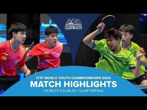 Wen/Huang vs Kuo/Hung | U19 BD-QF | ITTF World Youth Championships 2024