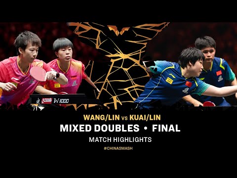 Wang/Lin vs Kuai/Lin | XD F | China Smash 2024