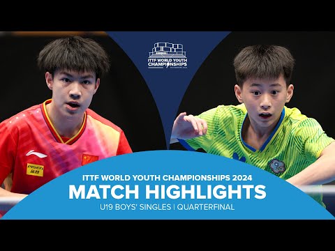 Huang Youzheng vs Kuo Guan-Hong | U19 BS-QF | ITTF World Youth Championships 2024