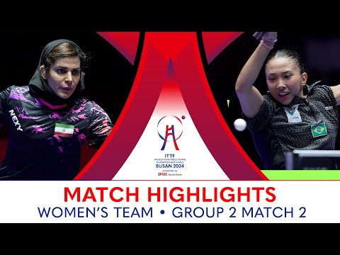 جولیا تاکاهاشی (برزیل) در مقابل ندا شهسوارى (ایران) | مسابقه 2 ITTFWorlds2024
