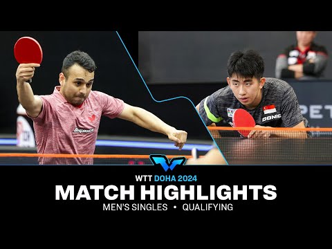 Pang Yew En Koen vs Amir Hossein Hodaei | MS Qual | WTT Contender Doha 2024