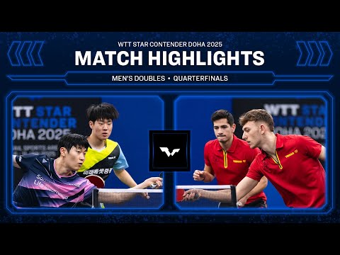 Cho/Oh vs Allegro/Rassenfosse | MD QF | WTT Star Contender Doha 2025