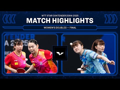 Odo/Yokoi vs He/Zong | WD Final | WTT Star Contender Doha 2025