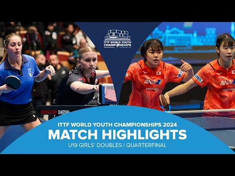 Bogdanowicz/Arlia vs Mende/Takamori | U19 GD-QF | ITTF World Youth Championships 2024
