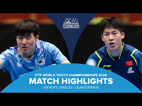 Oh Junsung vs Wen Ruibo | U19 BS-QF | ITTF World Youth Championships 2024