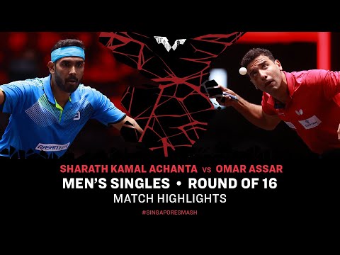 Sharath Kamal Achanta vs Omar Assar | MS R16 | Singapore Smash 2024