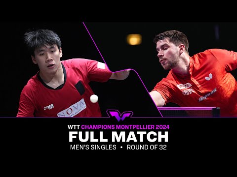 FULL MATCH | Edward Ly vs Patrick Franziska | MS R32 | #WTTMontpellier 2024