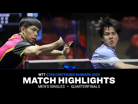 Chuang Chih-Yuan vs An Jaehyun | MS QF | WTT Star Contender Bangkok 2024