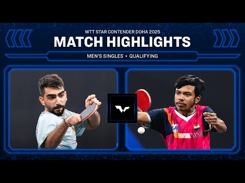 Navid Shams vs Anirban Ghosh | MS QUAL | WTT Star Contender Doha 2025