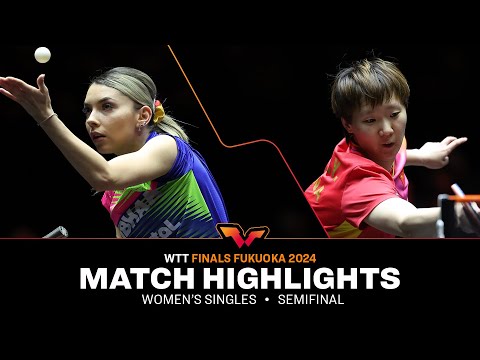 Bernadette Szocs vs Wang Manyu | WS SF | WTT Finals Fukuoka 2024