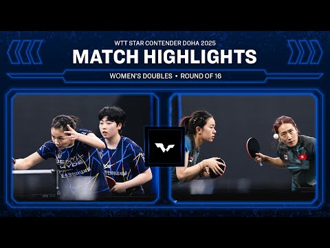 Kim/Ryu vs Zhu/Ng | WD R16 | WTT Star Contender Doha 2025