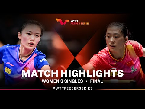 Han Feier vs Chen Yi | WS Final | WTT Feeder Düsseldorf II 2024