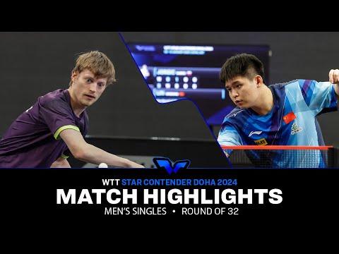 Anders Lind vs Lin Shidong | MS R32 | WTT Star Contender Doha 2024