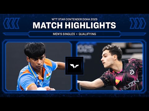 Snehit Suravajjula vs Alexis Kouraichi | MS Qual | WTT Star Contender Doha 2025