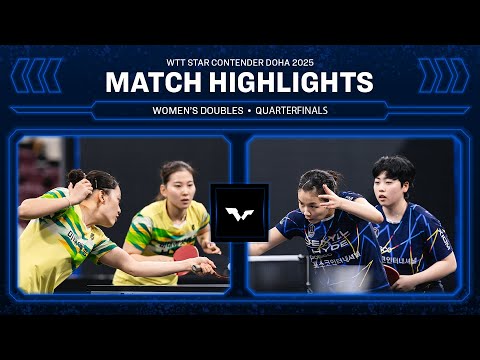 Yoon/Kim vs Kim/Ryu | WD QF | WTT Star Contender Doha 2025