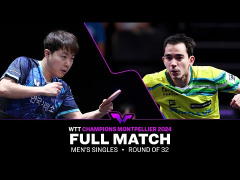 FULL MATCH | Lim Jonghoon vs Hugo Calderano | MS R32 | #WTTMontpellier 2024