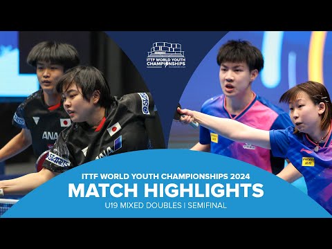 Sakai/Takamori vs Huang/Zong | U19 XD-SF | ITTF World Youth Championships 2024