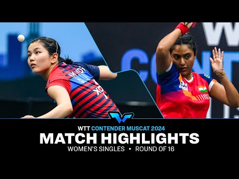Kim Nayeong vs Ayhika Mukherjee | WS R16 | WTT Contender Muscat 2024