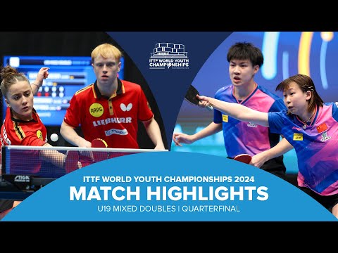 Bertelsmeier/Griesel vs Huang/Zong | U19 XD-QF | ITTF World Youth Championships 2024