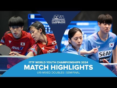 Yoshiyama/Mende vs Oh/Park | U19 XD-SF | ITTF World Youth Championships 2024
